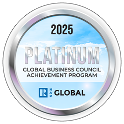 2025 Platinum Global Business Council Achievement Program (NAR)